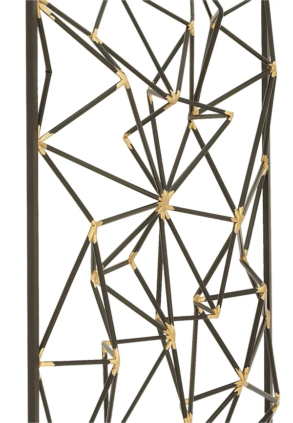 Benzara 56908 32 x 4 x 32 in. Fashionable Metal Wall Decor