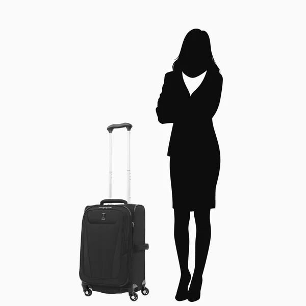 Travelpro Maxlite 5 21x22 Expandable Carry on Spinner - Black, 21 inches x 14 inches x 9 inches