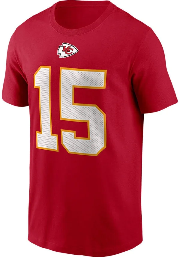 Nike Patrick Mahomes Kansas City Chiefs Red Name & Number T-Shirt Size: Extra Large