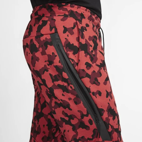 Nike Men's Sportswear Tech Fleece Pants: Red/Black CJ5981-603