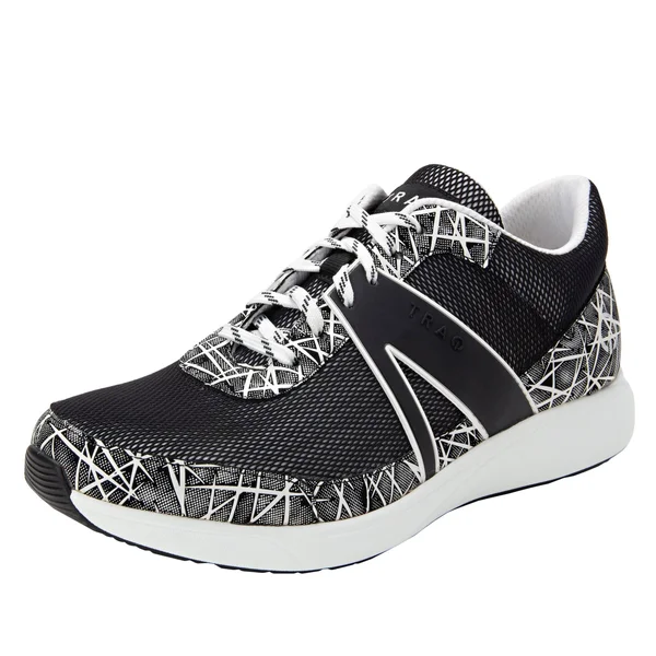 Traq by Alegria Women's Qarma Shoe on Point White 37
