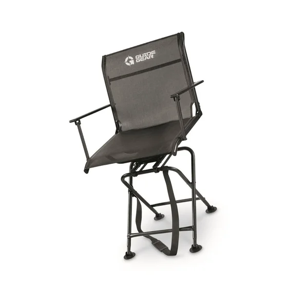 Guide Gear Big Boy Comfort Swivel Hunting Blind Chair with Armrests 500 lb. Capacity