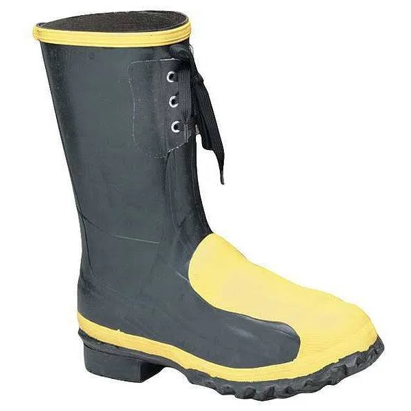 Lacrosse 228040 Rubber Boots - sz 10, 12 inch H, Black, Stl, PR, Men's