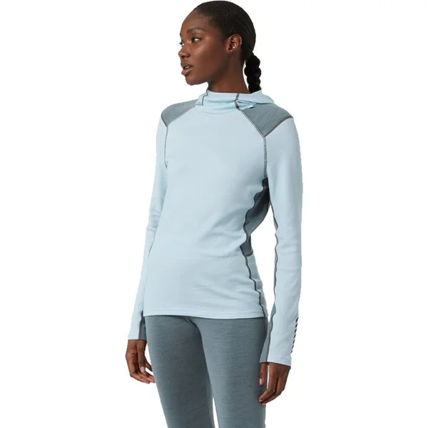 Helly Hansen Lifa Merino Midweight Women's Hoodie - Grey - EU Xs