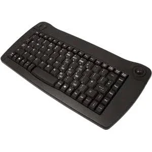 Accuratus Mini Black USB Keyboard with Trackball