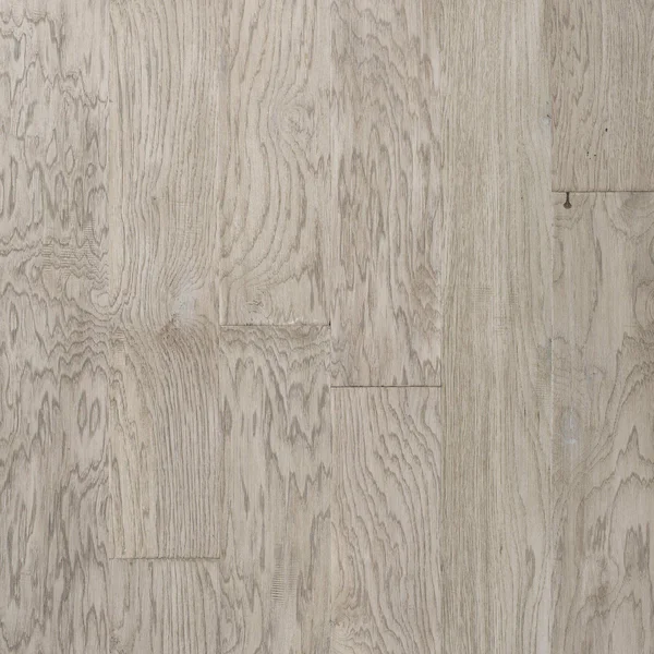 Lifescapes - Daventry Hickory Hand Scraped Engineered Hardwood, 3/8 inch x 6 inch, Grey - Floor & Decor