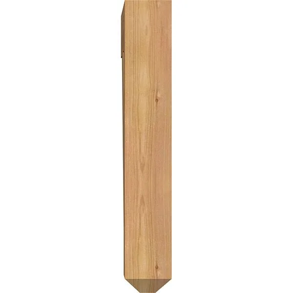 Ekena Millwork 3 1/2x22W x 14x22D x 22x22H Thorton Craftsman Smooth BRACKET, Western Red Cedar