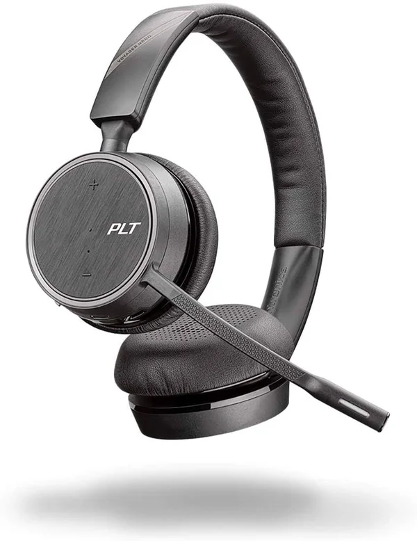 Poly - Plantronics Voyager 4220 USB-A Bluetooth Wireless On-Ear Headset - Uni-Directional