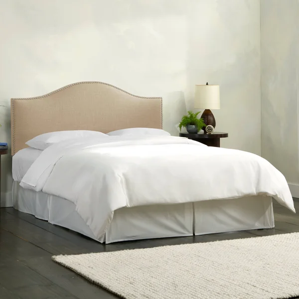 Skyline Furniture Nail-Buttoned Headboard - Full - Tan