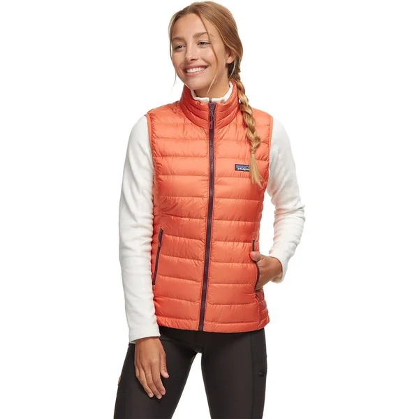 Patagonia Down Sweater Vest - Women's Sunset Orange - Xxs