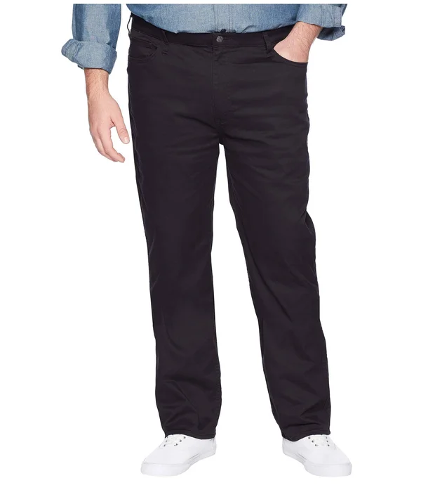 Dockers Big Tall Classic Fit New Standard Jean Cut (Black) Men's Casual Pants