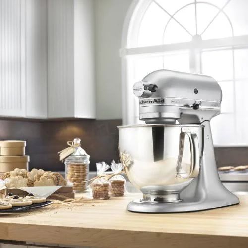 KitchenAid Artisan 5 Qt. Stand Mixer with Pouring Shield KSM150PS - Silver Metallic