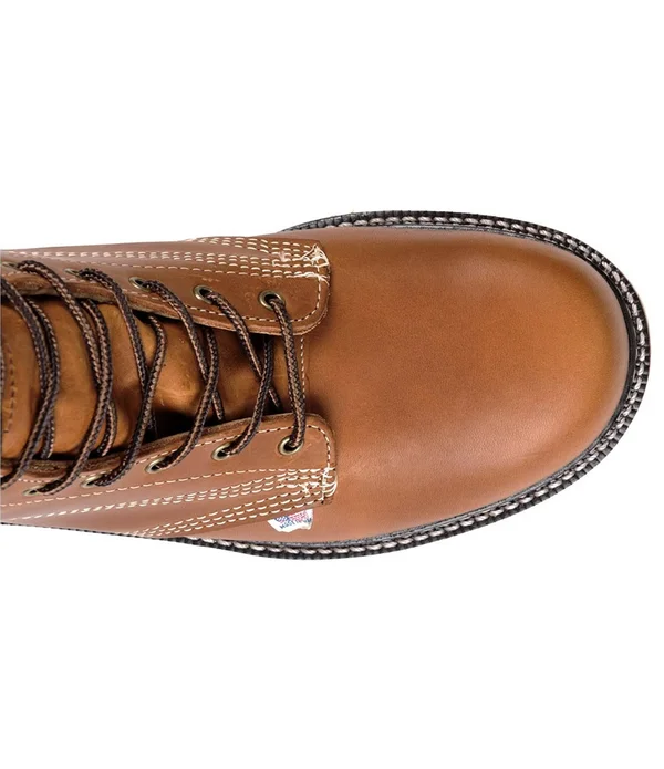 Carolina Men's 8x22 Domestic Wedge Work Boot (Tobacco) - 10.5 - D