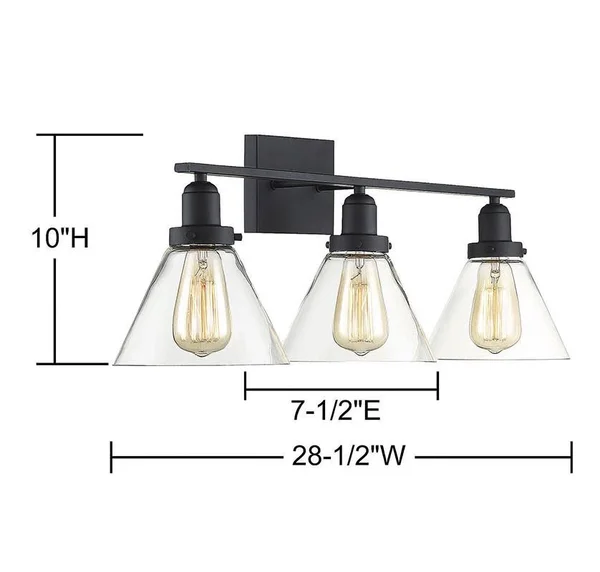 Savoy House 8-9130-3-109 - Drake 3 Light Bath Bar - Polished Nickel