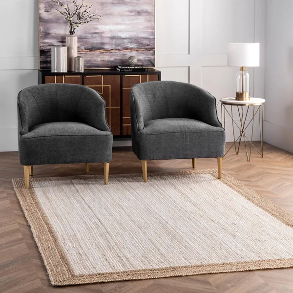 nuLOOM Eleonora Hand-Woven Rug - White - Size 5& x 8&