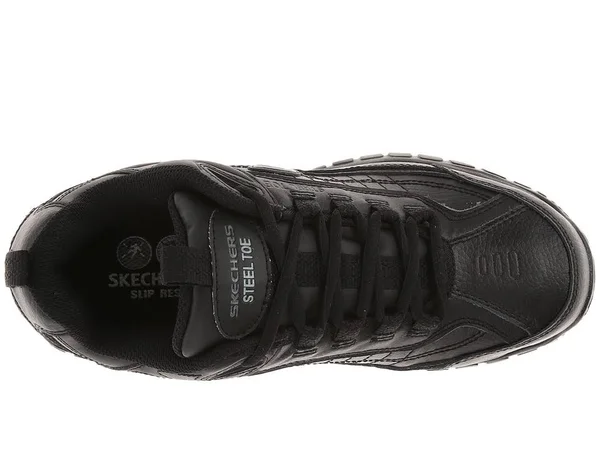 Skechers for Work Men's Soft Stride Lace Up - Black, 12 M US