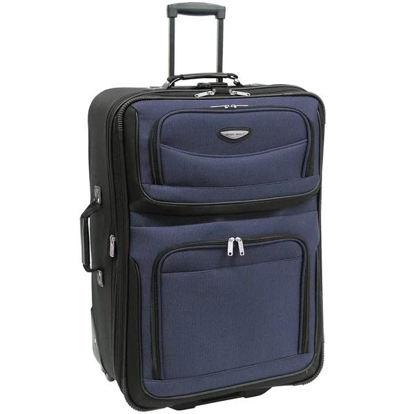Traveler&s Choice Travel Select Amsterdam 4-Piece Expandable Luggage Set, Navy/Black