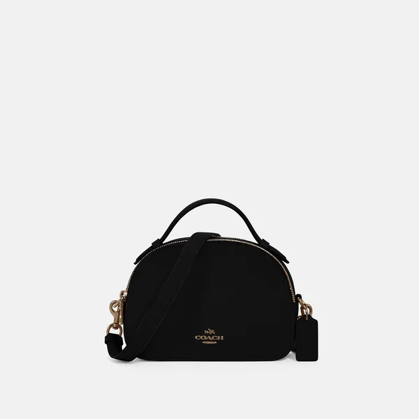 Coach 1589 Serena Crossgrain Leather Satchel Black