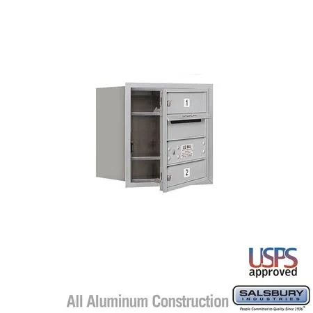 Salsbury Industries 3704S-02ZFU 4C Horizontal Mailbox, Bronze