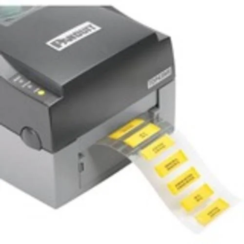 Panduit H200X044H1T-2 Thermal TRANSFER Label for Two-Sided Heatshrink Tubing - White (500-Pack)