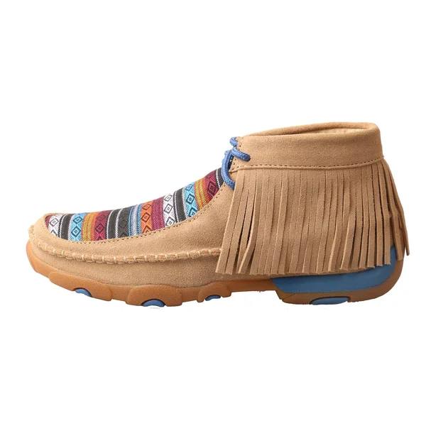 Twisted x Women's Driving Moc WDM0064 Serape Fringe