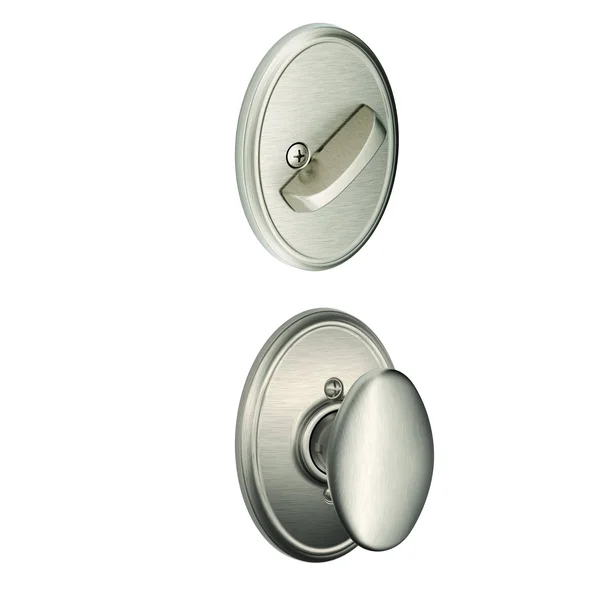 Schlage F59 Siena with Wakefield Rose Interior Active Trim Satin Nickel Finish