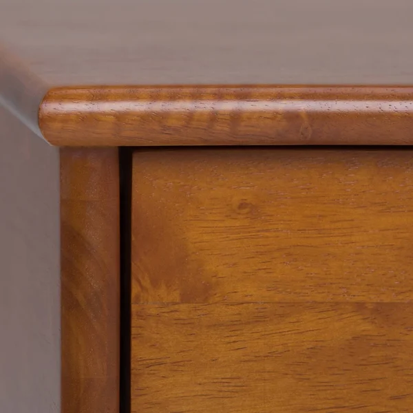 Wyndenhall Tierney Mid-Century Side Table (Teak Brown)
