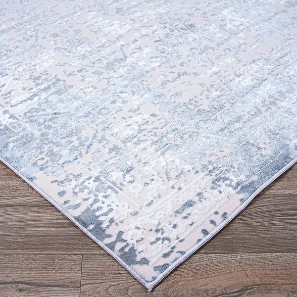 Couristan Europa 0955/9505 Himalia Luna Grey Area Rug, 9&10x22 x 13&