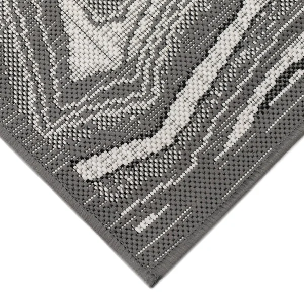 Liora Manne Carmel Agate Indoor/Outdoor Rug Grey 39x22x59x22