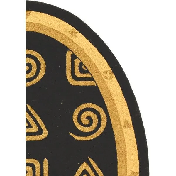 Safavieh Chelsea HK211B 2&9x22 x 4&9x22 Black Rug
