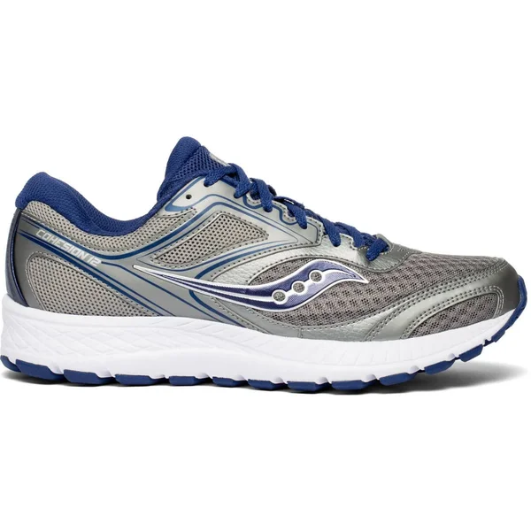 Saucony Cohesion 12 Running Shoe - Men's - Grey/Blue