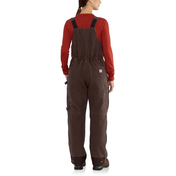 Carhartt Cotton Weathered Duck Wildwood Bib Overall, Black, 2x
