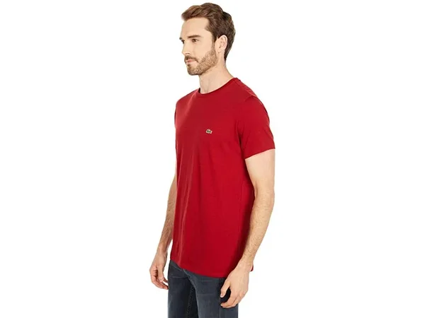 Lacoste Men's Short Sleeve Crew Neck Pima Cotton Jersey T-Shirt