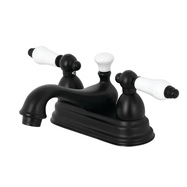 Kingston Brass Ks3600pl 4 in. Centerset Bathroom Faucet, Matte Black
