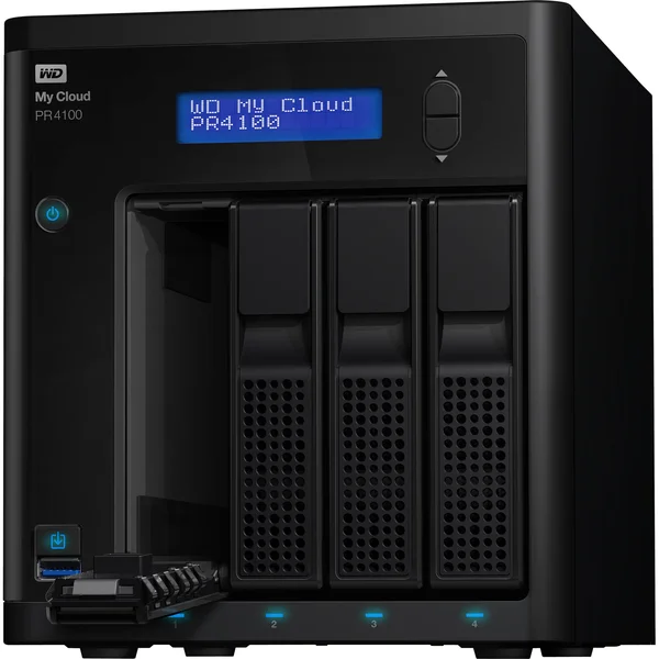 WD My Cloud PR4100 WDBNFA0160KBK 4-Bay NAS Server - 4 x 4 TB