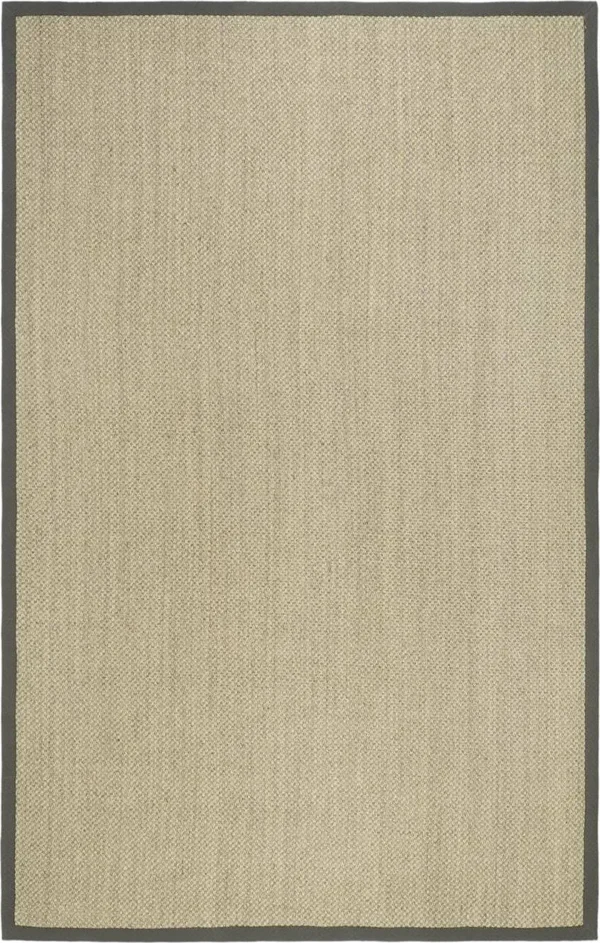 Safavieh NF443B Marble - Grey Natural Fiber 8& x 8& Square Area Rug