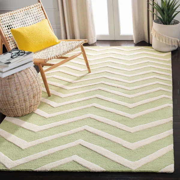 Safavieh Cambridge CAM714K Black - Ivory Rug 6&x 6& Square