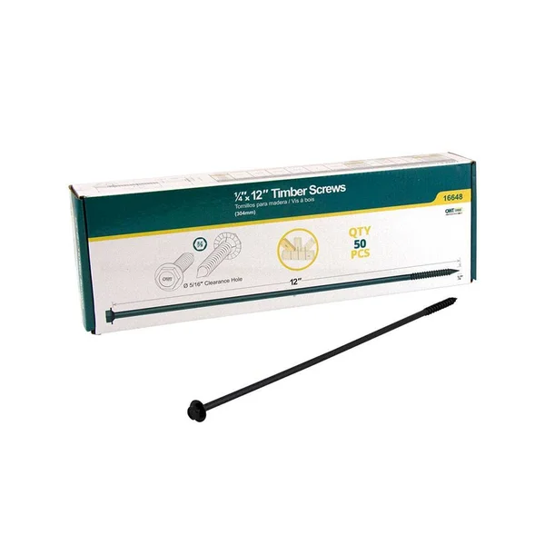 OZCO Building Products OWT Timber Screws - 1/4x22 - Carton - 3-3/4x22
