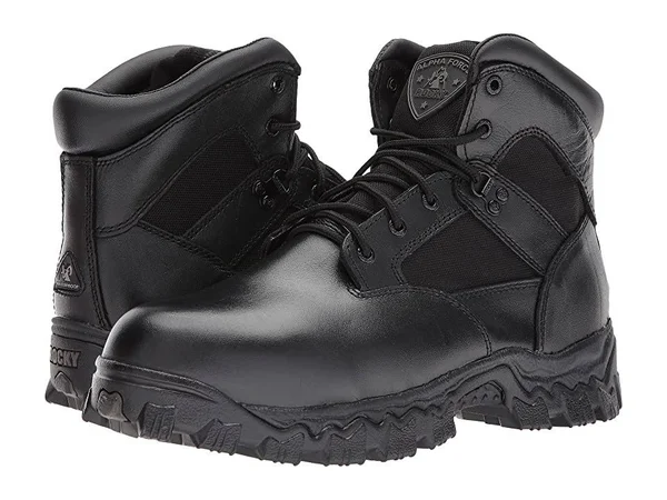 Rocky 6in AlphaForce Waterproof Composite Toe Black