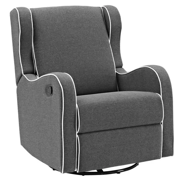 Rowe Upholstered Manual Glider Recliner Upholstery Color: Beige