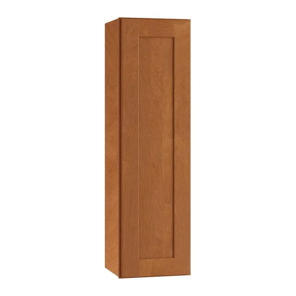 Home Decorators Collection Hargrove Assembled 12 x 36 x 12 in. Plywood Shaker Wall Kitchen Cabinet Right Soft Close in Stained C