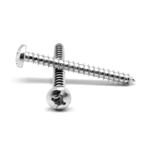 Asmc Industrial No.7-16 x 0.63 Combo Phillips & Slotted Pan Head Type A Sheet Metal Screw Low Carbon Steel - Zinc Plated - 1