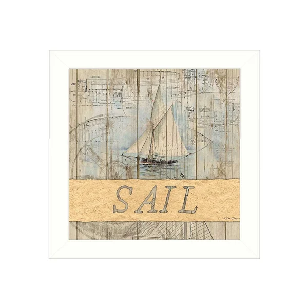 Sail by Dee Dee Print Wall Art Wood Multi-Color Ready to Hang