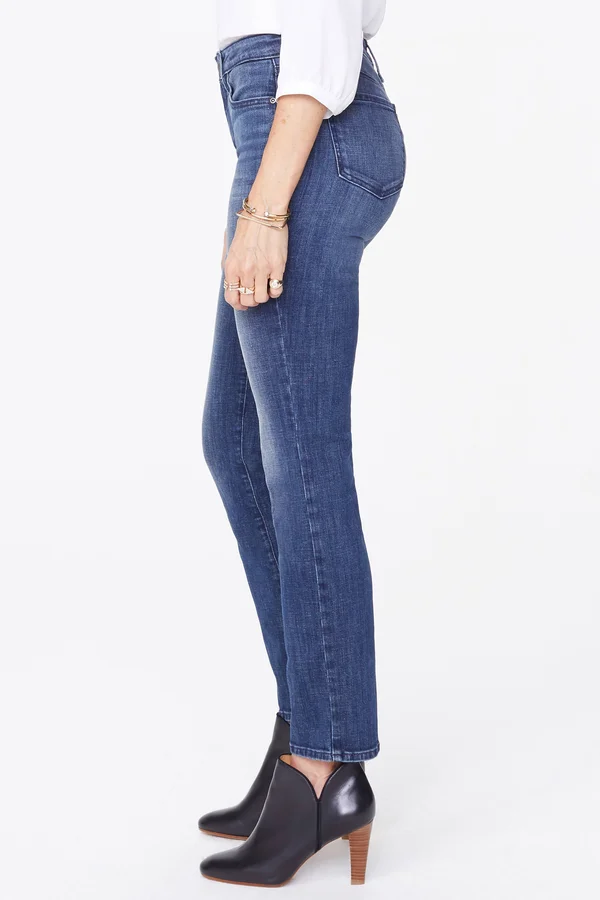 Nydj Womens Sheri Slim Fit Jeans - Blue, 18, Women's