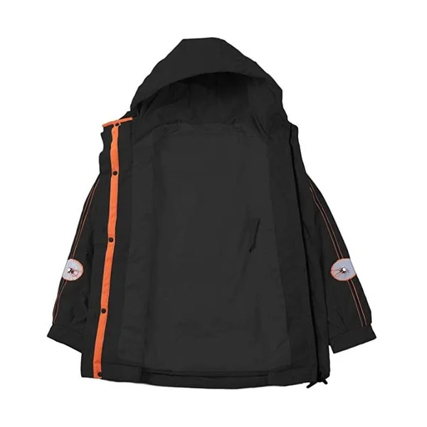 Mens Hooded Down Jackets Winter Warm Windproof Coats Casual Fashion with Pockets - Black01 - Medium