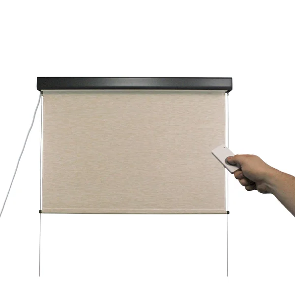 Keystone Fabrics Premium Outdoor Sun Shade - Motorized, 96x22W x 96x22H, Maui