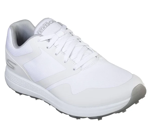 Skechers Women's Go Golf Max - Fade Golf Shoes - White, Gray, 10.0