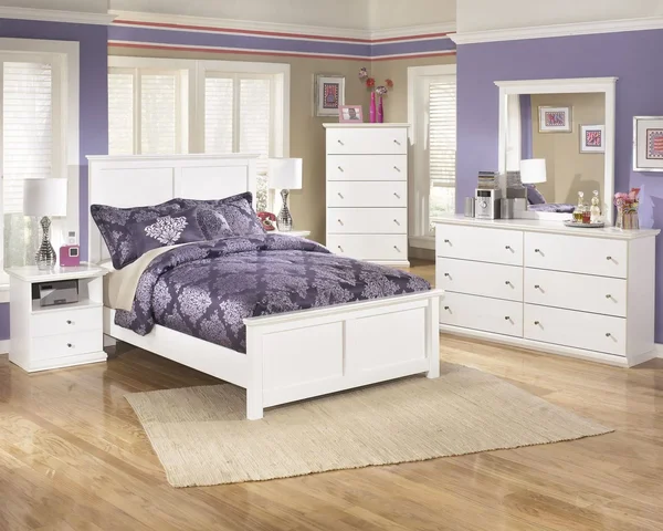Ashley Bostwick Shoals Full Panel Headboard White