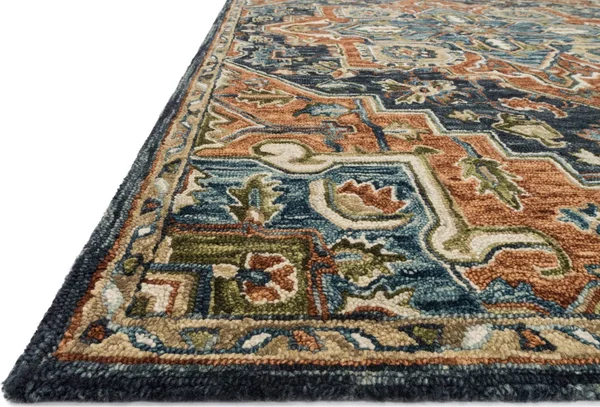 Loloi Victoria VK-16 3&6x22 x 5&6x22 Rust, Multi Rug