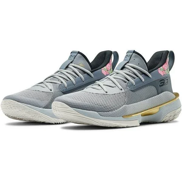 Under Armour Men's Curry 7 Basketball Shoes in Grey Size 11.5